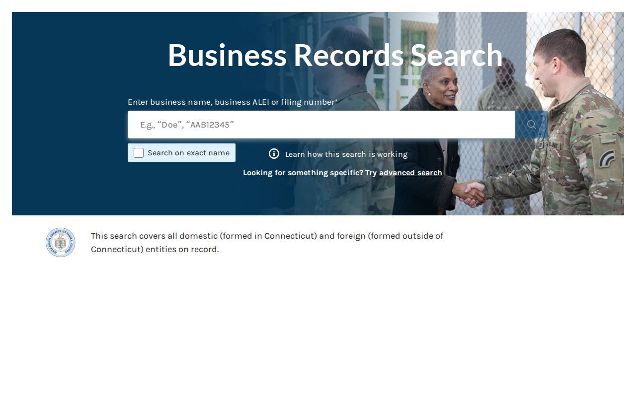New Haven residents directory Connecticut Business Registry search